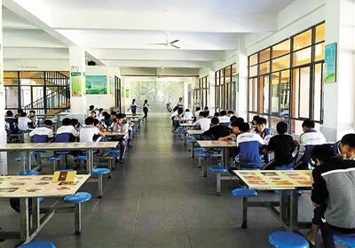 寧?？h知恩中學首家“5H示范食堂”全新面世